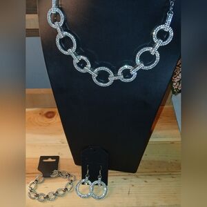 CZ/Silver 3 pc set